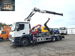 MERCEDES-BENZ Antos 2543 L 6x2 Abrollkipper mit Kran Funk+Grei