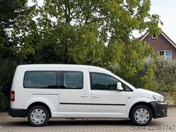 VW Caddy Maxi 1.6 Tdi 5 Sitze Rollstuhlrampe Klima