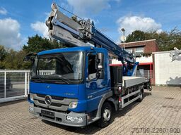 Kamyon üstü vinçli panelvan MERCEDES-BENZ 8Böcker Dachdeckerkran bis 32 m AK32/1500+Winde