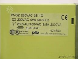 pilz PNOZ 230VAC 3S 1Ö