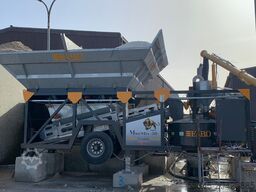FABO Mobile Concrete Batching Plant 30 m3/h Mobile Concrete Batching Plant