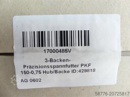 Röhm PKF-150/3 ZA124 3-Backenspannfutter SN: 586-009150-00 - ! -