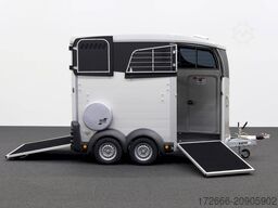 Ifor Williams IFOR WILLIAMS HBX 506 | SILBER +FRONTAUSTIEG RECHTS +POLSTER +3.BREMSLEUCHTE