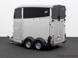 Ifor Williams IFOR WILLIAMS HBX 506 | SILBER +FRONTAUSTIEG RECHTS +POLSTER +3.BREMSLEUCHTE