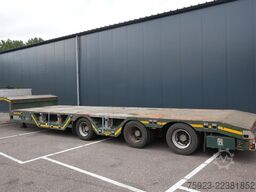Broshuis 3 axle semi low loader extendable