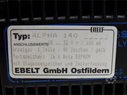  Ebelt ALPHA 140 Bedienfeld