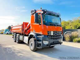 MERCEDES-BENZ Arocs 2642 6x4 Meiller Kipper KRAN FUNK