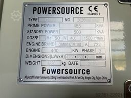 Cummins 6ZTAA13-G4 - 500 kVA Generator - DPX-19845