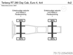 Terberg RT 280 Day Cab, Euro 4, 4x4