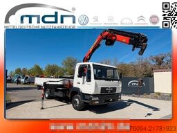 MAN 8.220 Pritsche Kran 17m Seilwinde FUNK AHK