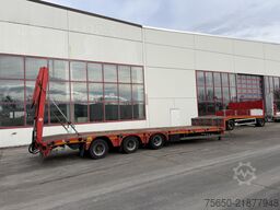 Kässbohrer LB3E  3 Achs Satteltieflader, komplett überfahrbar