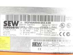 SEW-EURODRIVE Eurodrive MCF40A0040-5A3-4-00 + MDX60A0040-5A3-4-00 generalüberholt mit 12 Monaten Gewährleistung