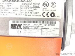 SEW-EURODRIVE Eurodrive MCF40A0040-5A3-4-00 + MDX60A0040-5A3-4-00 generalüberholt mit 12 Monaten Gewährleistung