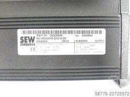SEW-EURODRIVE Eurodrive MDx60A0075-5A3-4-00 SN: 0340584 generalüberholt mit 12 Monaten Gewährleistung