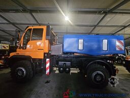 Unimog U400 Vario Pilot Mähtür + Mulag Mähkombination