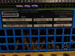 Seidel 20K-200/100-B Umrichter SN: 52-58645 L1 3x148V 21 kVA