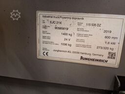 Jungheinrich EJC 214 5.35m/ Li-Ion/ 1025h
