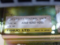 Fanuc A06B-6050-H203 Velocity Control Unit generalüberholt mit 6 Monaten Gewährleistung!