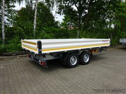 Möslein TTD 13 Weiß  13 t Tandem 3- Seitenkipper Tieflader-- Neufahrzeug --