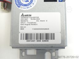 Siemens / Delta D0012401 / 78-092-0300 Converter SN:026635 - neuuwertig! -