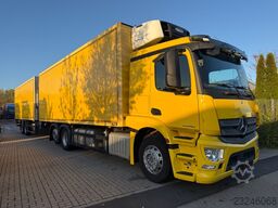 MERCEDES-BENZ Actros 2540 Kühlkoffer+LBW mit Anhänger Rohr