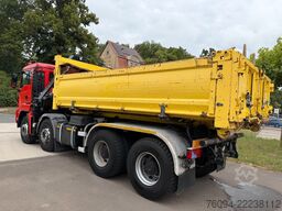 MAN TGS 41.440 8x4 Abrollkipper KRAN 14m FUNK 5./6.