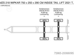 Draco MZS 218 WIPKAR 750 x 250 x 290 CM INSIDE T