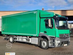 MERCEDES-BENZ 1824 L ACTROS Koffer 7,35 m mit Tür + LBW 2t