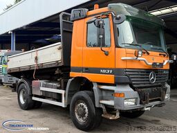 Mercedes-Benz Actros 1831 4x4 Naafreductie, Bladgeveerd, EPS,...