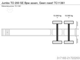 Jumbo TO 200 SE Bpw assen, Geen roest!