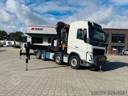 Camión de plataforma VOLVO FH 540 8x2 EFFER Kran Sattelzugmaschine