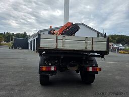 UNIMOG U 500 3-Seiten-Kipper mit Kran PK 9501