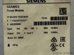 Siemens 6SL3310-1TE33-8AA3