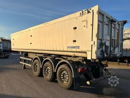 SCHMITZ SGF S3 ALU KIPPMULDE 34M³, LIFTACHSE,   SCHMITZ-ACHSEN, ROLLPLANE, PODEST