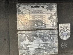 SCHMITZ SGF S3 ALU KIPPMULDE 34M³, LIFTACHSE,   SCHMITZ-ACHSEN, ROLLPLANE, PODEST