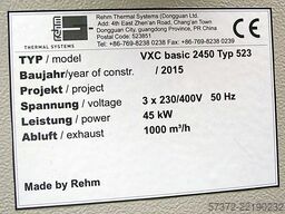 Rehm VXC basic 2450 Typ 523/VXC basic 2100 Typ 422