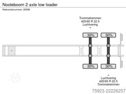 Nooteboom 2 axle low loader