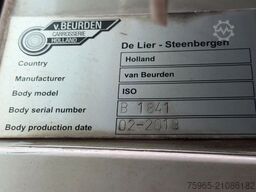 SCANIA S500 RETARDER TAIL LIFT BURG TRAILER VAN BEURDEN