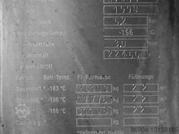 Gofa gas tank semi trailer for oxygen, nitrogen, argon cryogenic