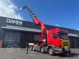 Scania R 450 8x4 Palfinger PK 165.002 TEC F + JIB PJ 3...