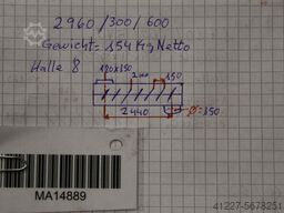 Waeschle DST 150 2960/300/H600 mm