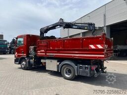 MAN TG-L 8.190.4x2 BL 2-Achs Kipper Kran Hiab 078