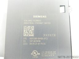 Siemens 6GK5208-0BA00-2FC2 Industrial Ethernet Switch SN: SVPM5194798 - ungbr. -