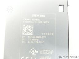 Siemens 6GK5208-0BA00-2FC2 Industrial Ethernet Switch SN: SVPM6196455 - ungbr. -