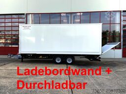 Möslein TK0105D-L Weiß Tandem Koffer, Ladebordwand 1,5 t + DurchladbarNeufahrzeug --