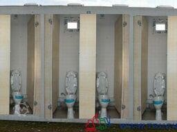  Sanitär Toiletten Container NEU 6 Toiletten