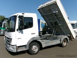 Furgón volquete trilateral MERCEDES-BENZ 816 Atego*2x AHK*AH Bremse + Hydr.*Diff*3 Pedale