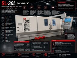 HAAS SL30 long bed 1500mm napędzane narzędzia