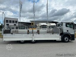 MAN TGS 26.360 LL/Pritsche 7,10 m/Lenkachse/ 108 tkm