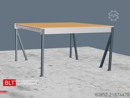 5x5m Lagerbühne , Belastung : 500kg/qm Unterkante: 2,5m , ca. 25qm Systembühne